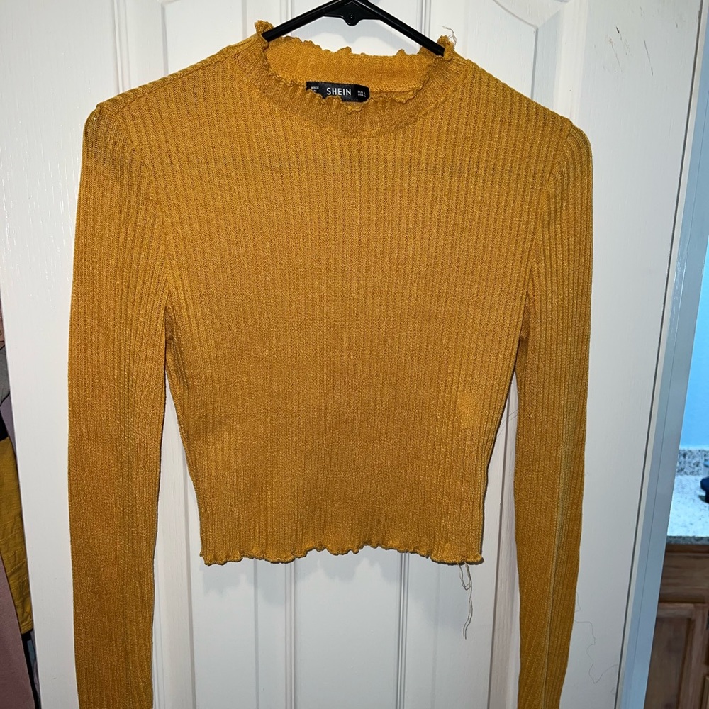 SHEIN cropped long sleeve